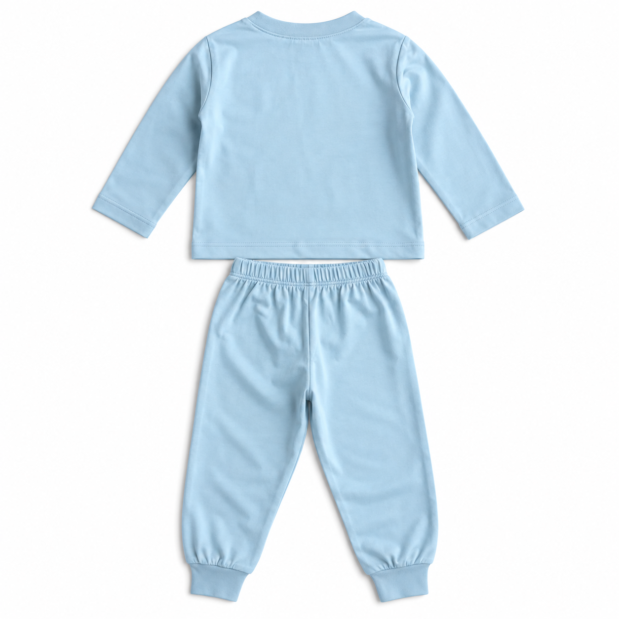Baby Boy Light Blue Cotton Set