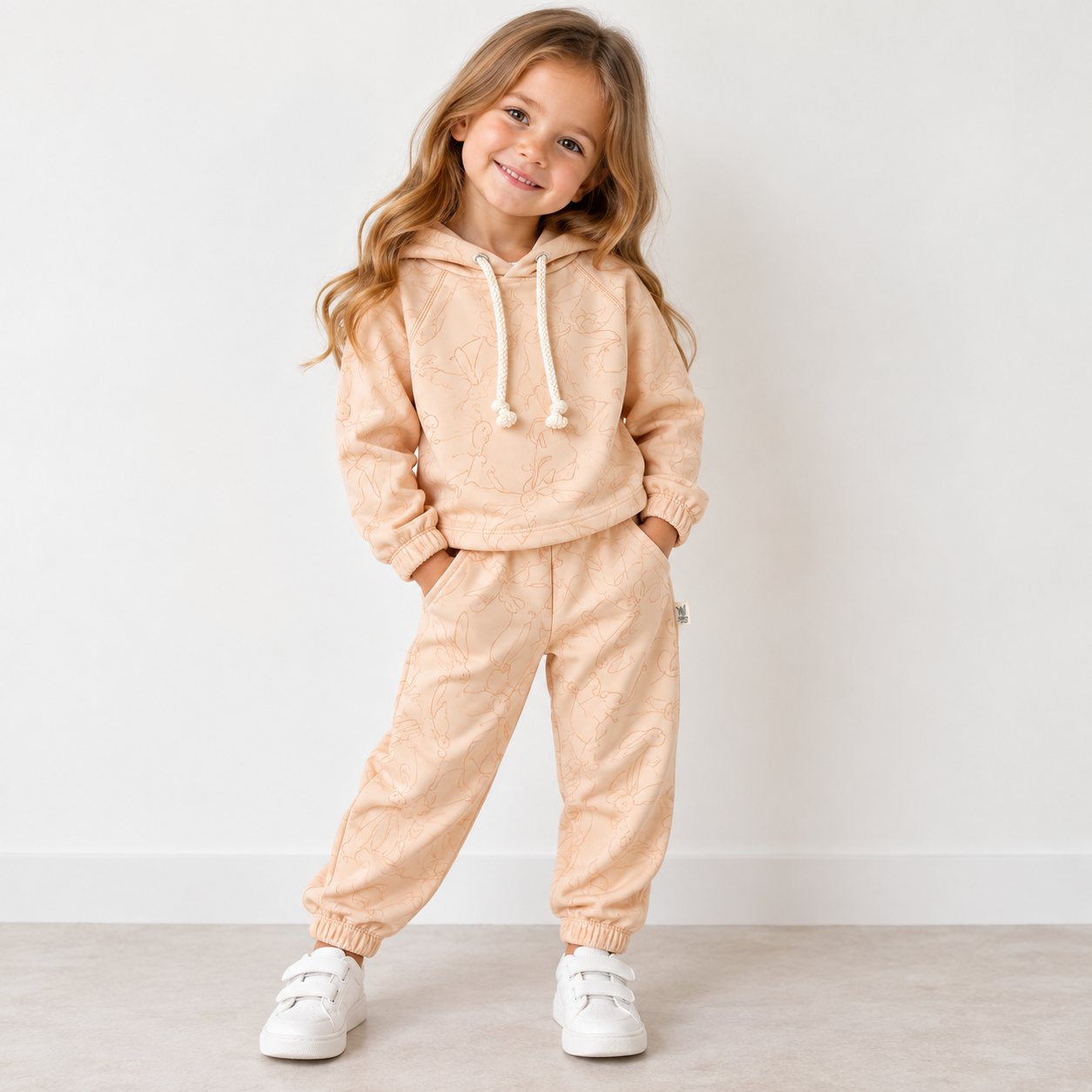 Girls Bunny Tracksuit Set