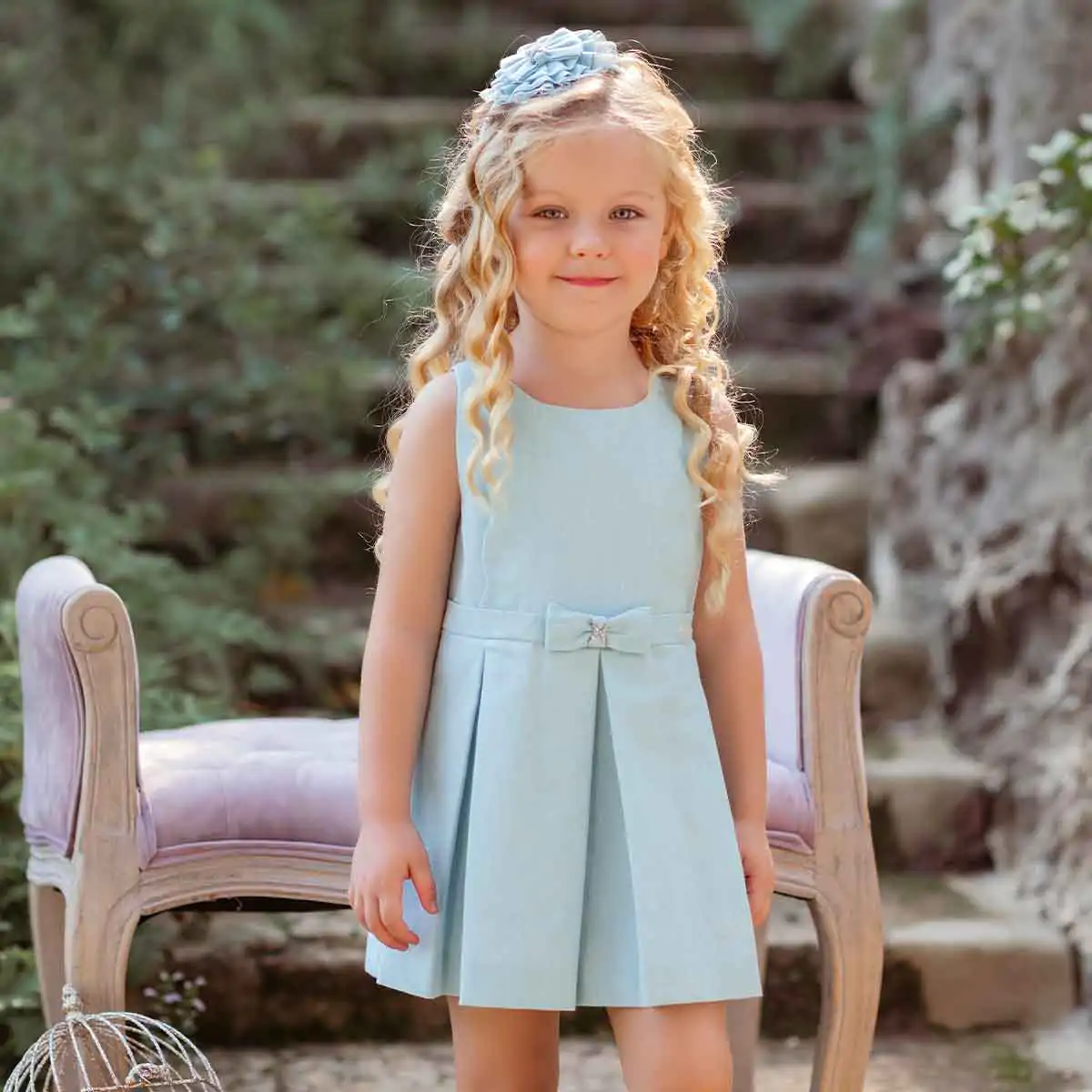 Girls Mint Green Dress