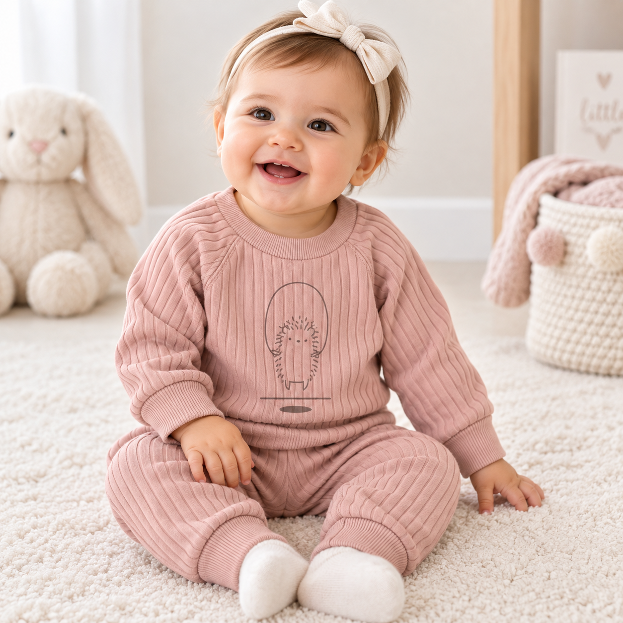 Baby Girl Cotton Two-Piece Set
